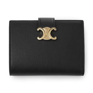 Celine Bi fold Wallet Coin Black Strap